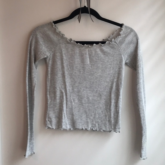 Brandy Melville Tops - Brandy Melville Off-the-Shoulder Long Sleeve